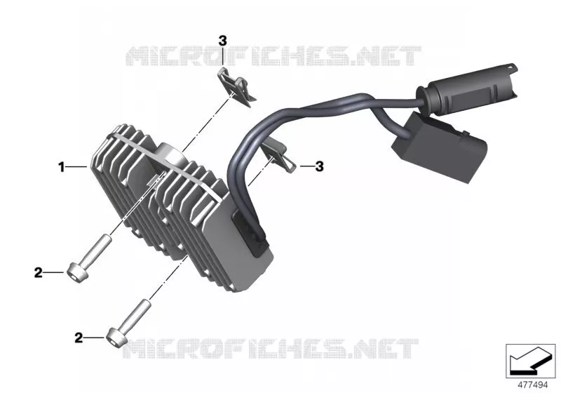 Régulateur dalternateur BMW Motorrad BMW Motorrad G 310 2016   K03 (0G01, 0G11)