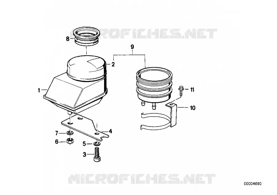 Réservoir AR BMW Motorrad BMW Motorrad Classic K 100 1986 4 cyl. 2 soup.  K589 (0506,0516)