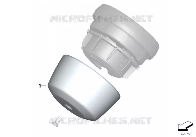 Revetement combinaison dinstruments BMW Motorrad BMW Motorrad R nineT 2015 16  K21 (0J01, 0J03)