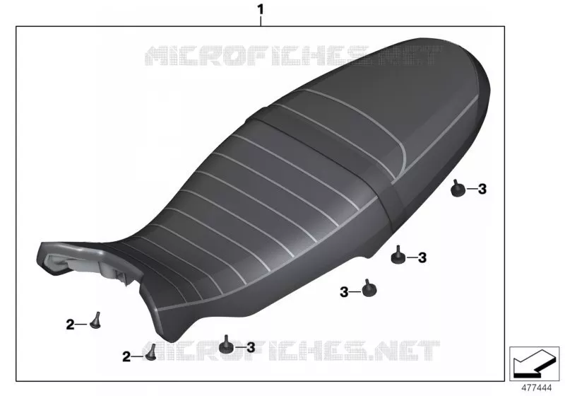 Selle BMW Motorrad BMW Motorrad R nineT 2015 16  K21 (0J01, 0J03)