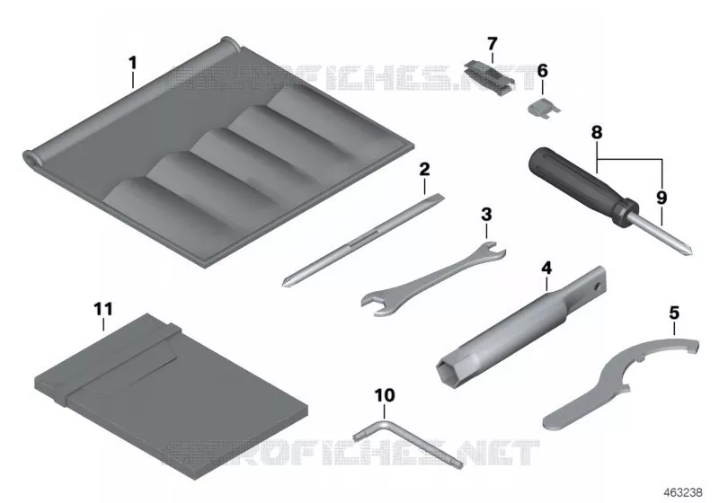 Trousse à outils BMW Motorrad BMW Motorrad S 1000 2014   K49 (0D03, 0D13)
