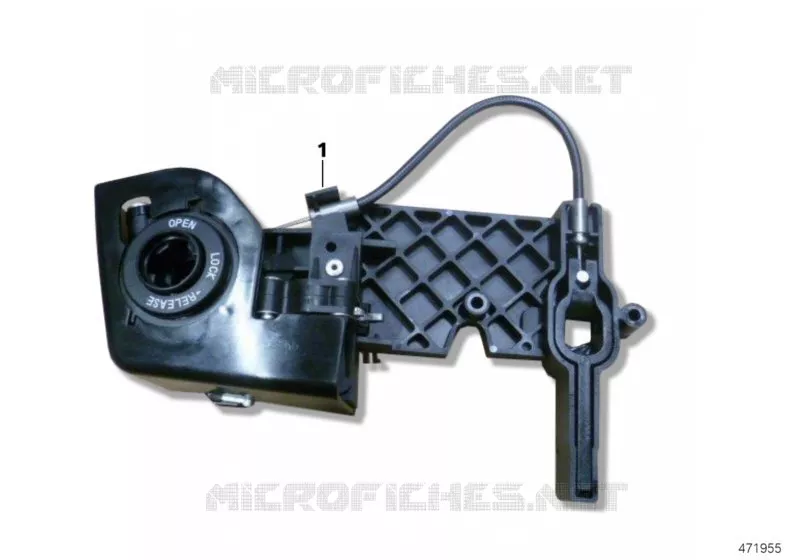 Verrouillage de top-case BMW Motorrad BMW Motorrad R 1200 2003 K2x  K26 (0368,0388)