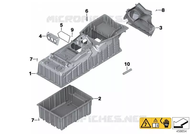boîtier module batterie haute tension BMW Motorrad BMW Motorrad C Evolution 2013 Electric  K17 (0C03)