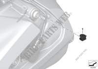 Passe câble en caoutchouc couvre culasse pour BMW Motorrad R 1250 R à partir de 2017