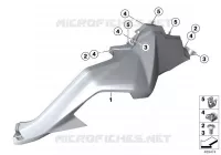 éléments latéraux de carénage Cadre et pièces accolées F 850 bmw-moto 2017  85905