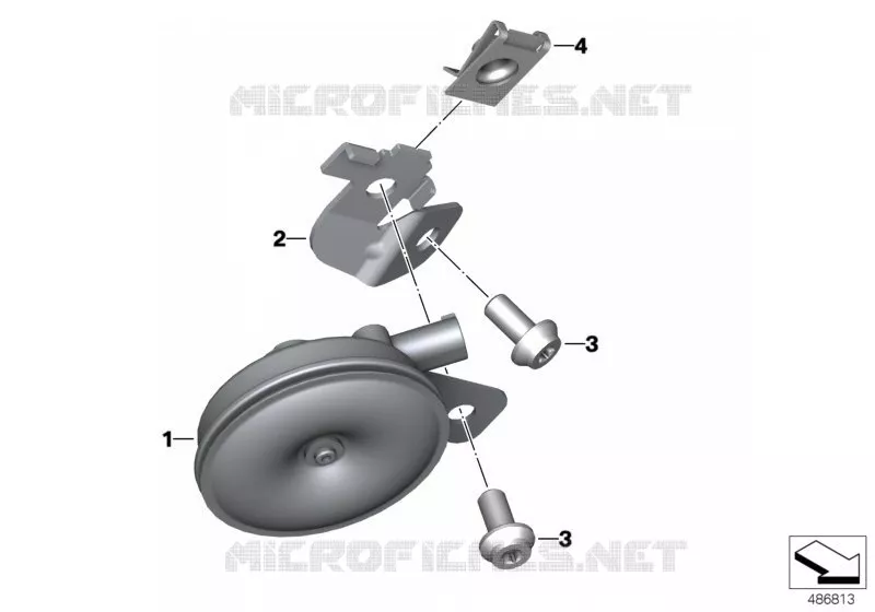 Avertisseur BMW Motorrad BMW Motorrad F 750 2016   K80 (0B08, 0B18)