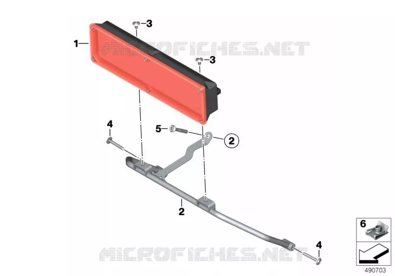 Avertisseur dinjonction darrêt avant BMW Motorrad BMW Motorrad F 850 2016   K81 (0B09, 0B19)