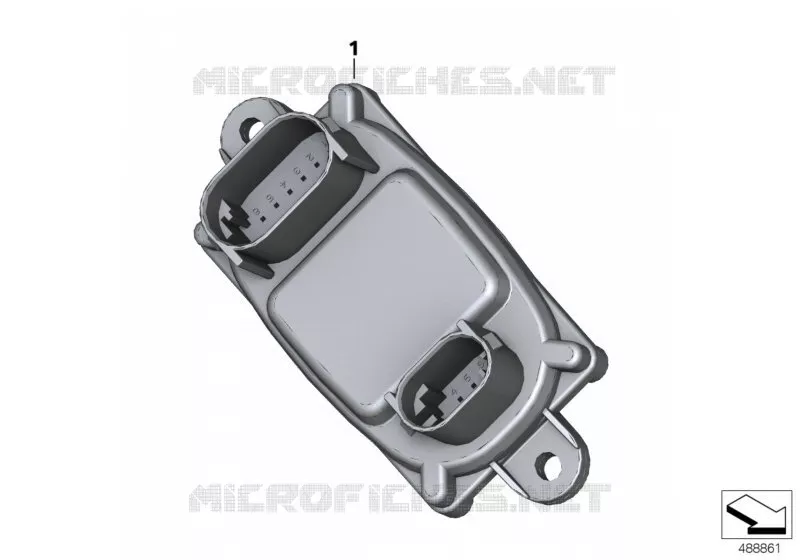Boîtier de commande béquille centrale BMW Motorrad BMW Motorrad K 1200 2003 4 cyl. 4 soup.  K589 (0549,0559)