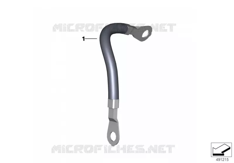 Câble assistance de marche arrière BMW Motorrad BMW Motorrad K 1600 2015 6 cyl.  K48 (0F02, 0F12)