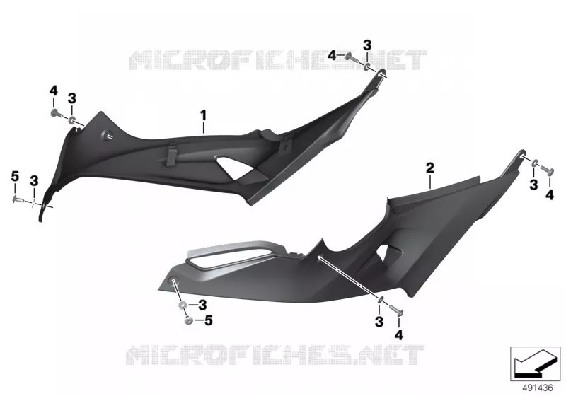 Cache de réservoir en carbone HP BMW Motorrad BMW Motorrad S 1000 2015   K46 (0D50, 0D60)