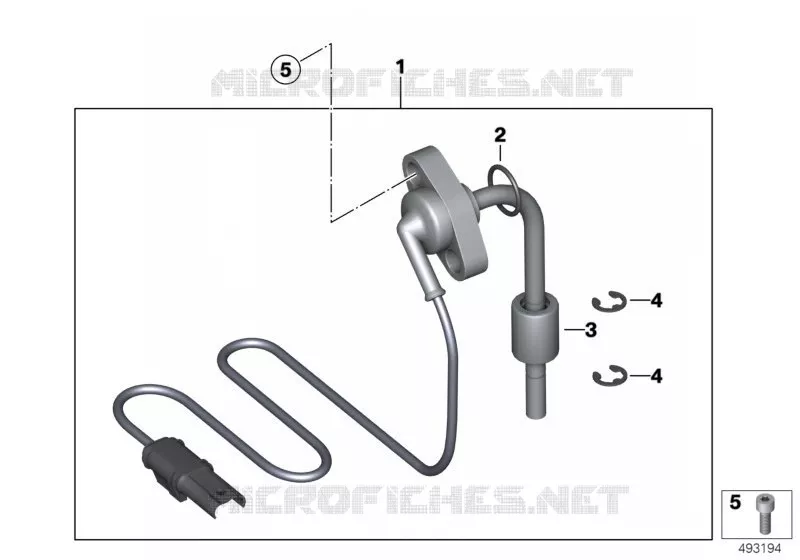 Capteur de niveau dhuile BMW Motorrad BMW Motorrad K 1300 2007 K4x 4 cyl.  K40 (0508,0509)