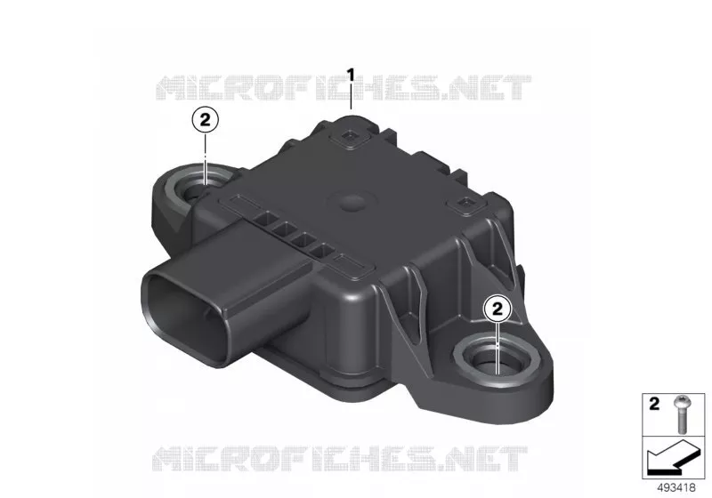 Capteur de taux de rotation III BMW Motorrad BMW Motorrad S 1000 2018   K69 (0E41, 0E43)