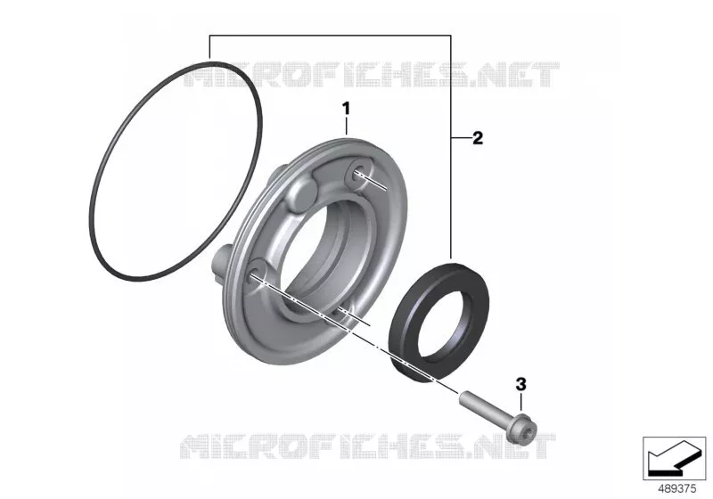 Couvercle commande de distribution BMW Motorrad BMW Motorrad C 400 2018   K09 (0C09, 0C19)
