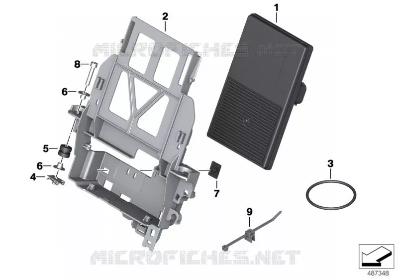 Electronique de châssis centrale BMW Motorrad BMW Motorrad F 800 2004 K7x  K71 (0234,0244)