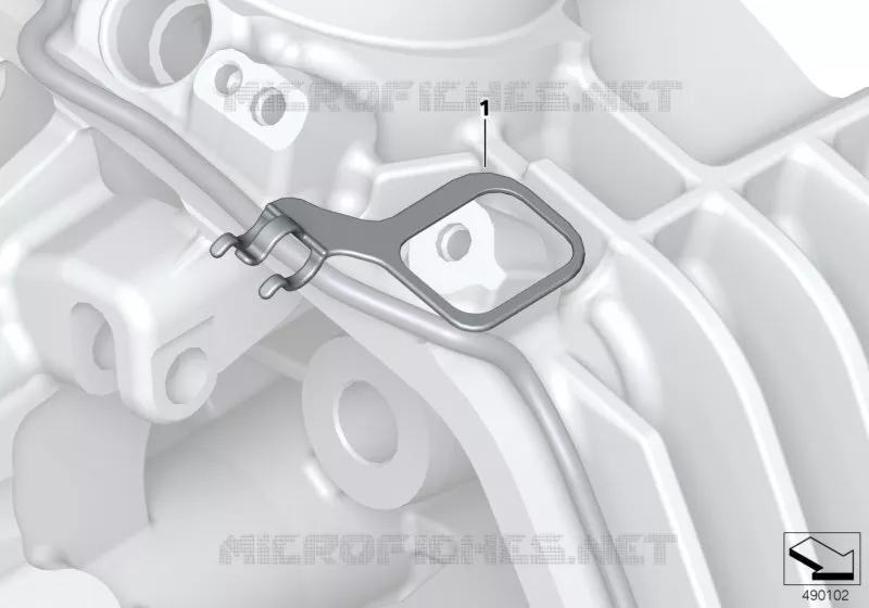 Entretoise BMW Motorrad BMW Motorrad R 1200 2014 K5x  K54 (0A05, 0A15)