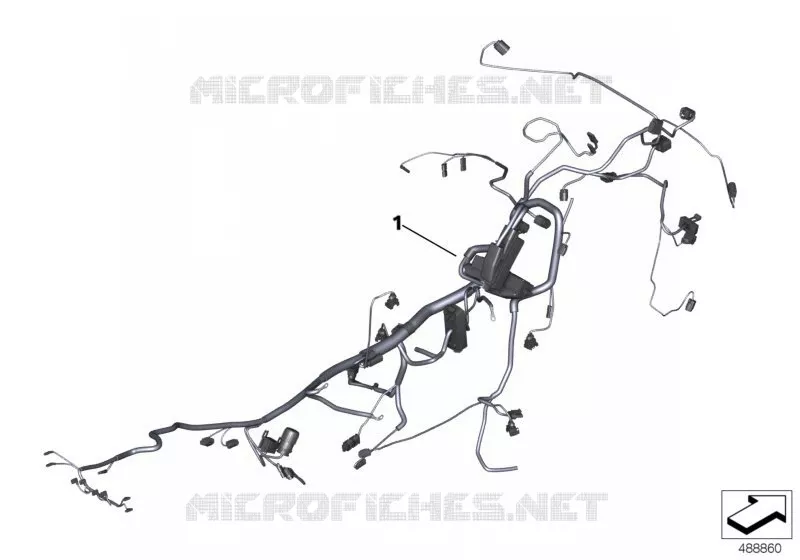 Faisceau câbles principal véh. spécial BMW Motorrad BMW Motorrad R 900 2005 K2x  K26 (0367,0387)