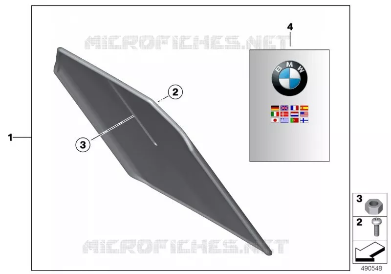 Jeu protecteur BMW Motorrad BMW Motorrad F 800 2015 K7x  K71 (0B53, 0B63)