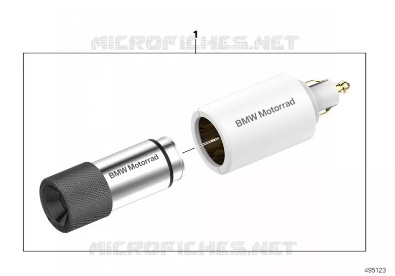 Lampe de poche LED BMW Motorrad BMW Motorrad R 1100 1994 4V  259 (0413,0418)