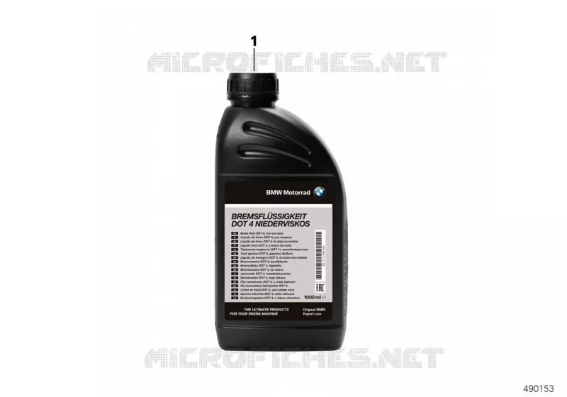 Liquide de freins BMW Motorrad BMW Motorrad K 1100 1989 4 cyl. 4 soup.  K589 (0526, 0536)