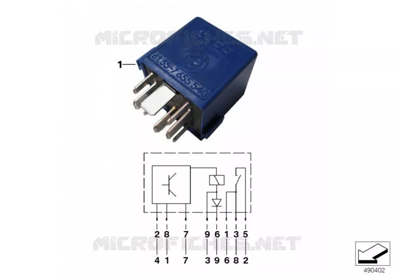 Module démarreur BMW Motorrad BMW Motorrad K 1200 2000 4 cyl. 4 soup.  K41 (0547,0557)