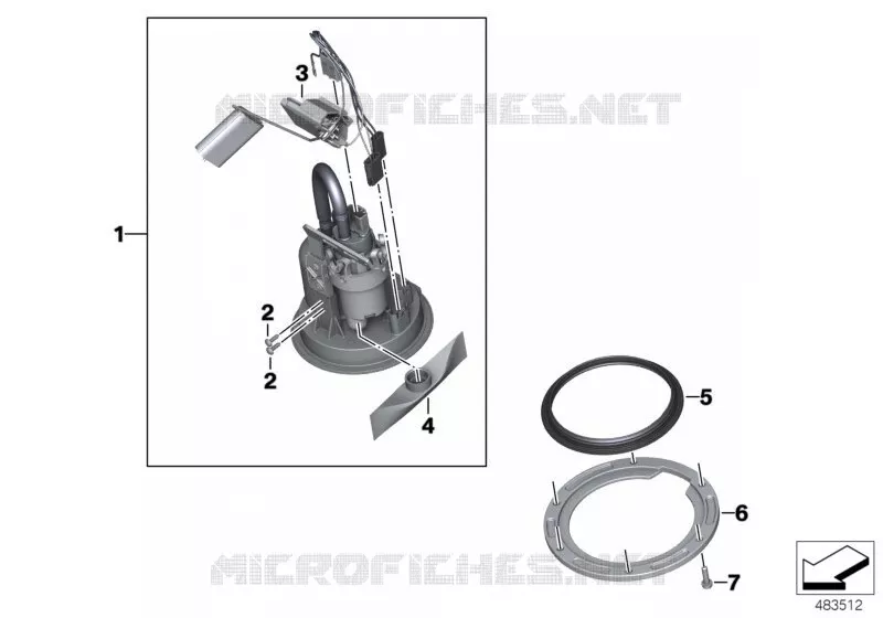 Pompe à carburant / capteur à levier BMW Motorrad BMW Motorrad F 850 2016   K81 (0B09, 0B19)