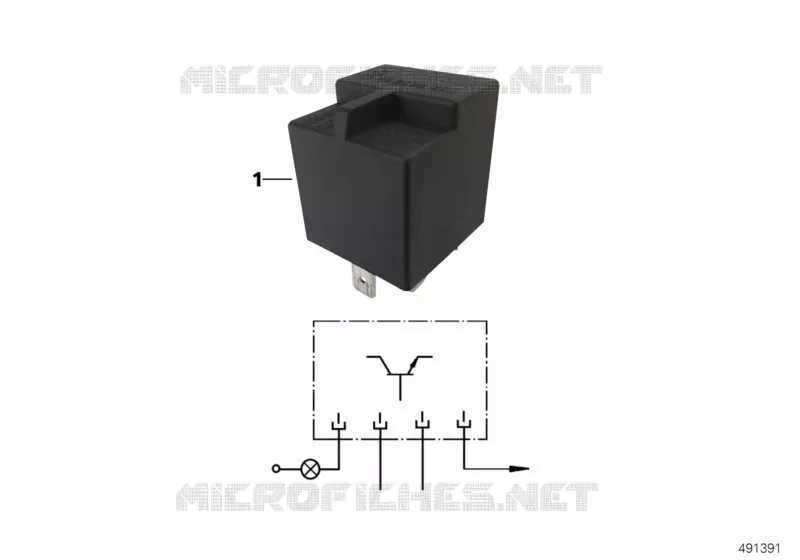 Relais dindicateur de niveau carburant BMW Motorrad BMW Motorrad R 1200 2001 4V  K30 (0442,0496)