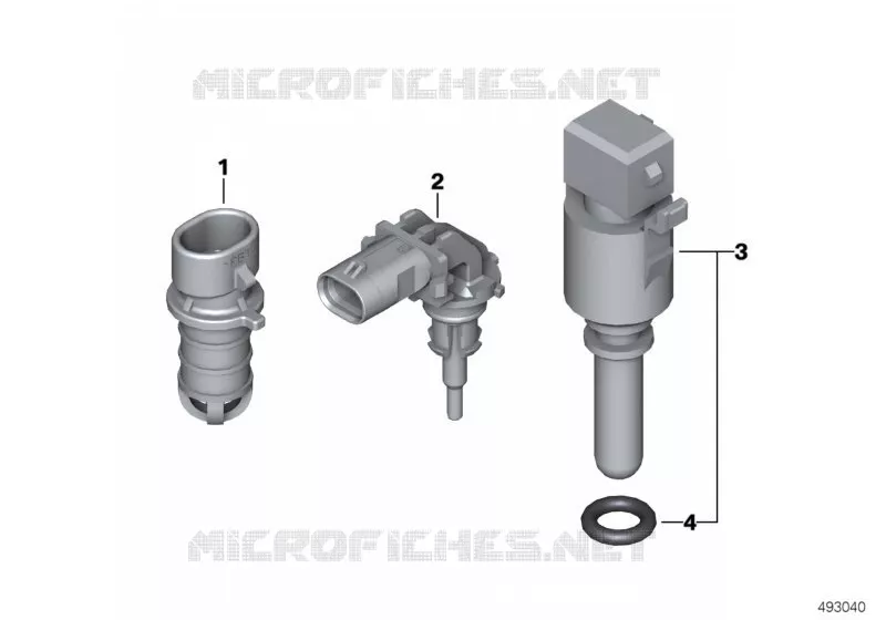 Sonde de température de lair aspiré BMW Motorrad BMW Motorrad F 800 2013 K7x  K73 (0B04, 0B14)