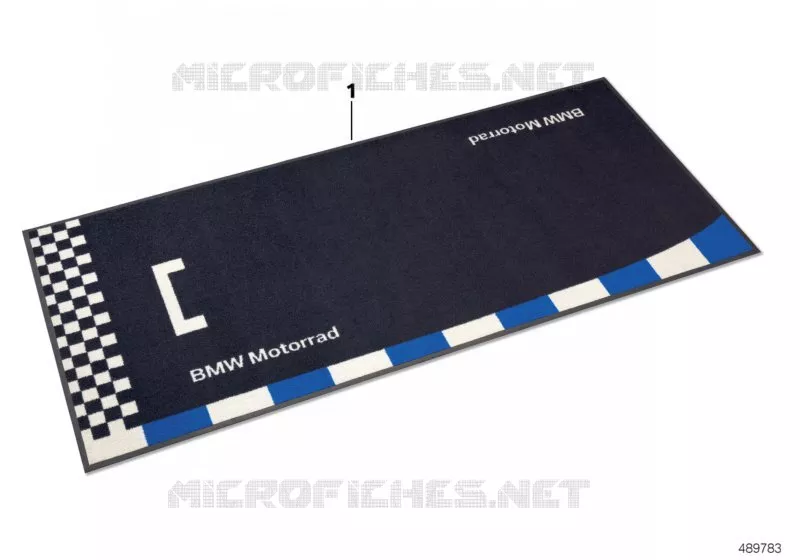 Tapis pour moto BMW Motorrad BMW Motorrad F 800 2006 K7x  K72 (0219,0229)