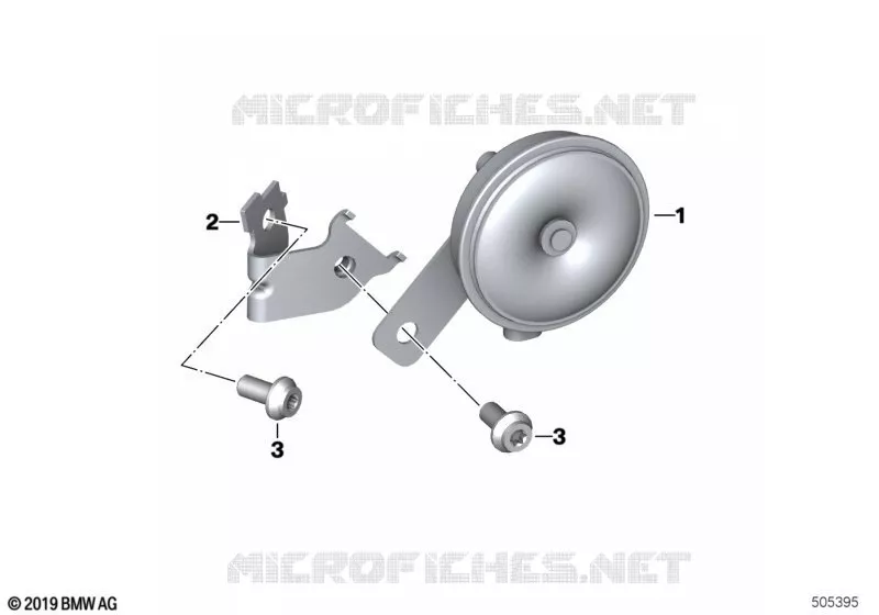 Avertisseur BMW Motorrad BMW Motorrad S 1000 2018   K69 (0E41, 0E43)