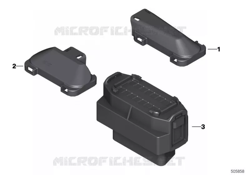 Boîtier femelle OBD BMW Motorrad BMW Motorrad R 1200 2013 K5x  K52 (0A03, 0A13)