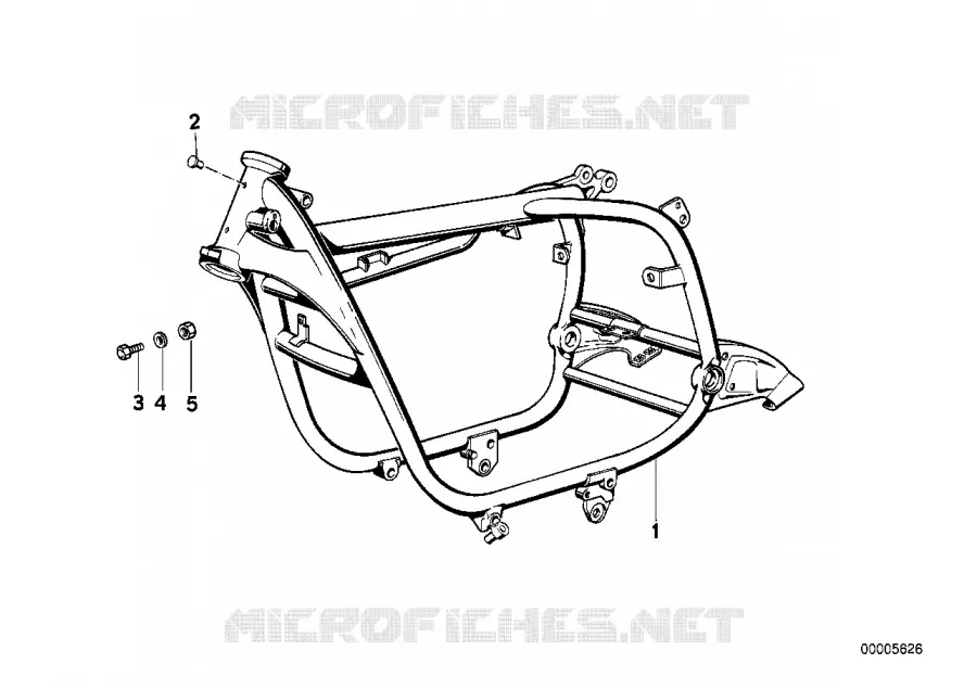 Cadre partie avant BMW Motorrad BMW Motorrad Classic R 65 1985 2V (85-95)  R65