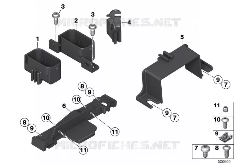 Capuchon de fiche OBD BMW Motorrad BMW Motorrad R nineT 2015   K32 (0J21, 0J23)