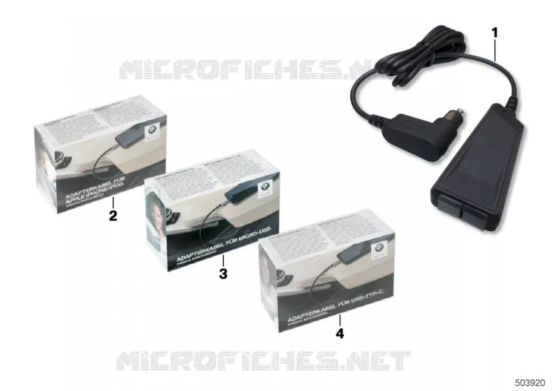 Chargeur USB BMW Motorrad BMW Motorrad F 800 2014 K7x  K72 (0B07, 0B17)