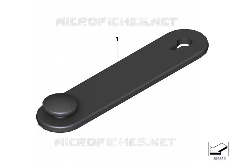 Collier serrage en caoutchouc BMW Motorrad BMW Motorrad F 800 2011 K7x  K72 (0B02, 0B12)