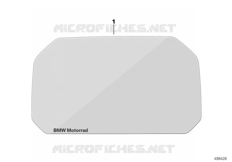 Film de protection décran TFT BMW Motorrad BMW Motorrad S 1000 2018   K69 (0E41, 0E43)
