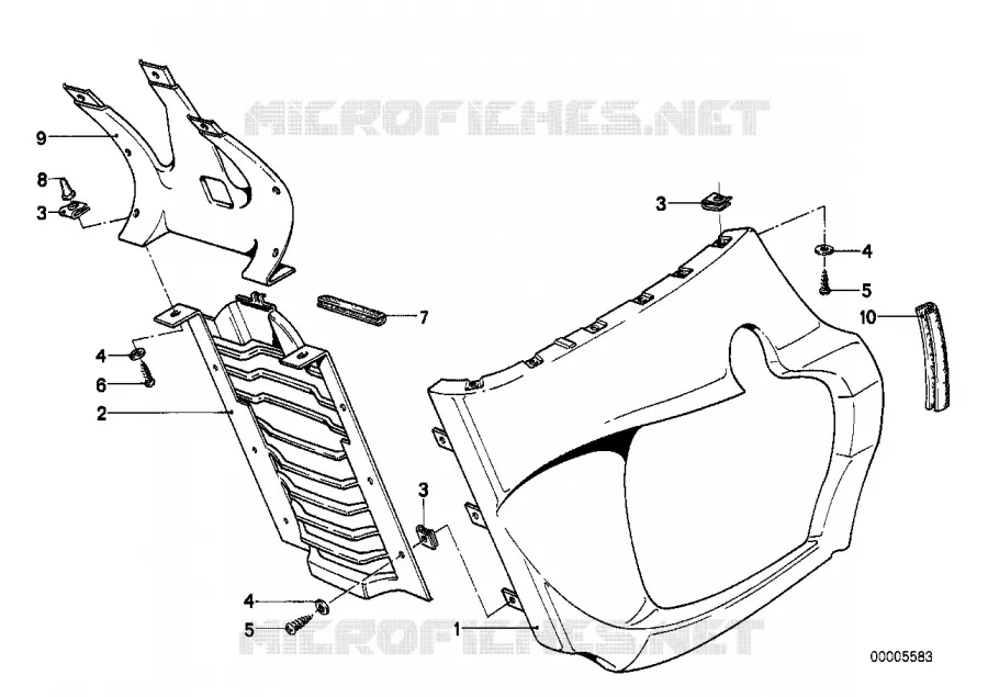 Habillage moteur BMW Motorrad BMW Motorrad Classic R 80 1980 2V (76-85)  R80