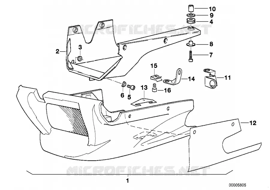 Pieces de fixation BMW Motorrad BMW Motorrad Classic K 100 1986 4 cyl. 2 soup.  K589 (0506,0516)