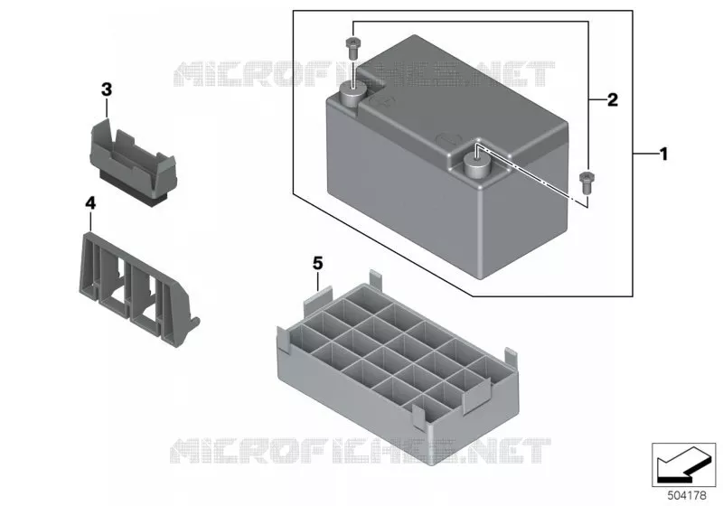 Post-équipement batterie lithium-ion BMW Motorrad BMW Motorrad S 1000 2018   K67 (0E21, 0E23)