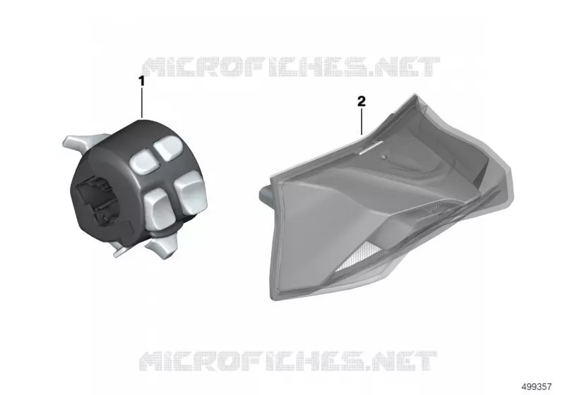 Postéquipement feux de jour BMW Motorrad BMW Motorrad R 1250 2017 K5x  K52 (0J61, 0J63)