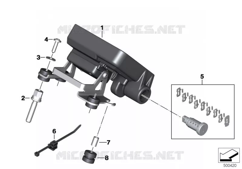 Préparation navigation BMW Motorrad BMW Motorrad F 750 2016   K80 (0B08, 0B18)