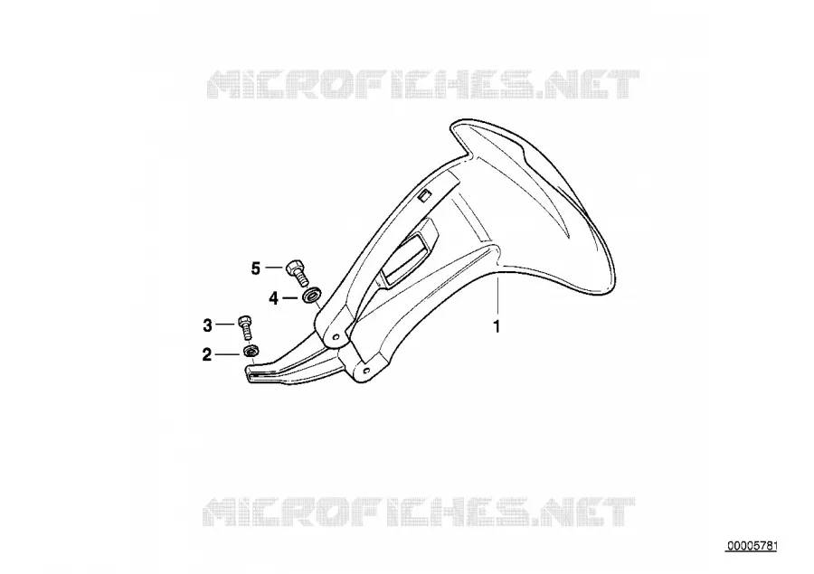 Protecteur AR BMW Motorrad BMW Motorrad R 850 1996 4V  259 (0403)
