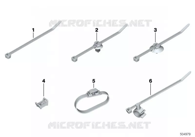 Serre-câbles, serre-câbles avec fixation BMW Motorrad BMW Motorrad C1 2000 C1  C1 200 (0192)