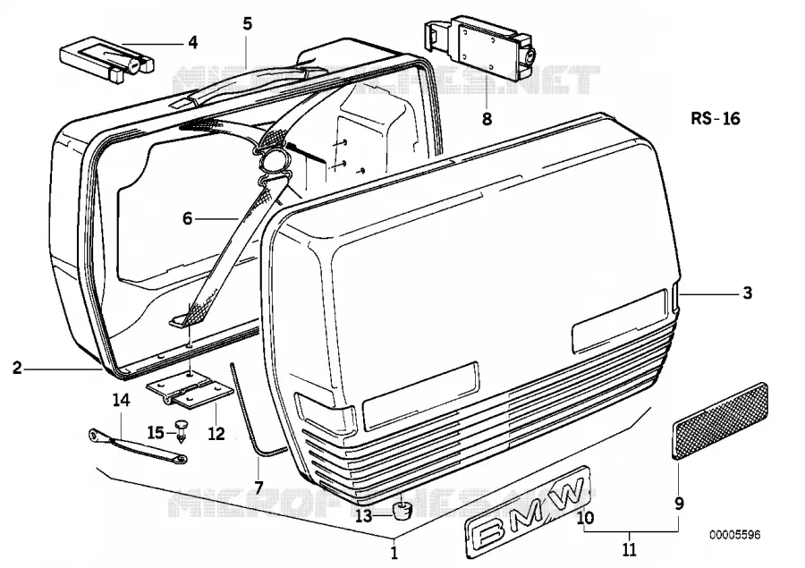 Valise touring BMW Motorrad BMW Motorrad Classic R 65 1981 Boxer (78-85)  R65