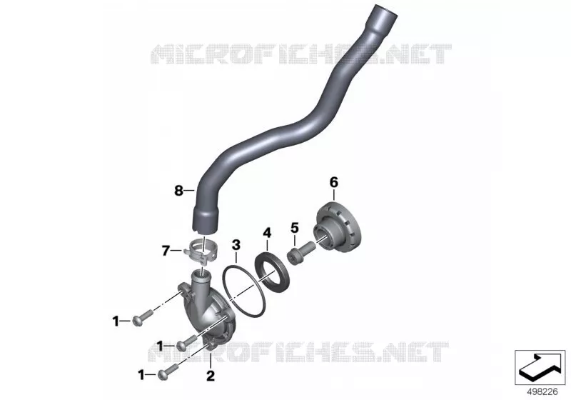 Ventilation de carter-moteur BMW Motorrad BMW Motorrad R 1200 2014 K5x  K54 (0A05, 0A15)