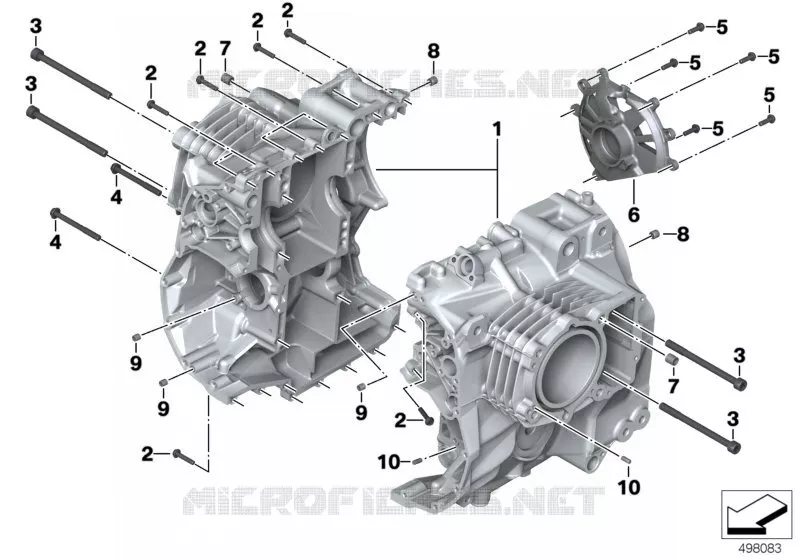 Vis de carter moteur BMW Motorrad BMW Motorrad R 1200 2011 K5x  K50 (0A01, 0A11)
