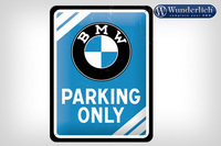 Plaque en tôle Parking Only BMW 15 x 20 cm - Nostalgic Art-BMW Motorrad